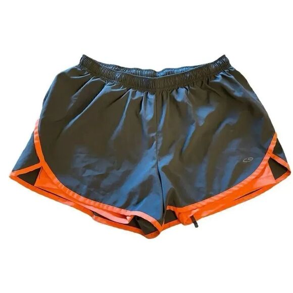 Champion Gray/ Peach Duo Dry Women’s Athletic Shorts - Picture 1 of 5